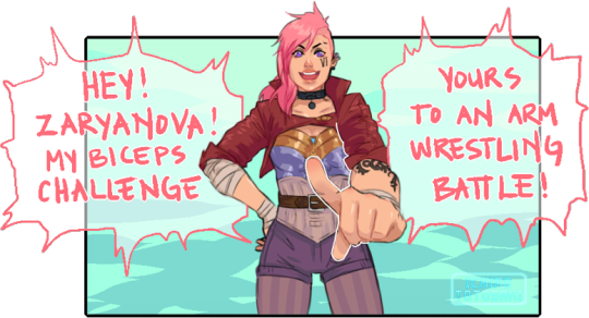 Zarya Vs Vi - Zarya Fanart (540x292), Png Download