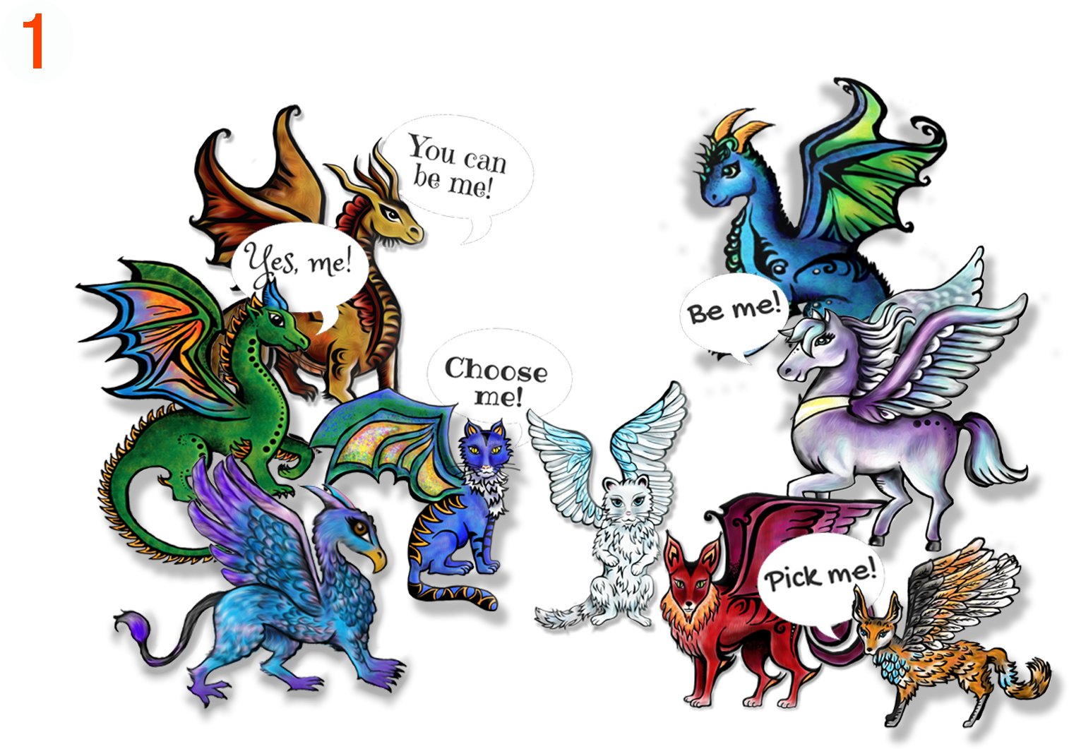 The Dragons Invite You “come, Be Part Of It ” - Game (1514x1061), Png Download