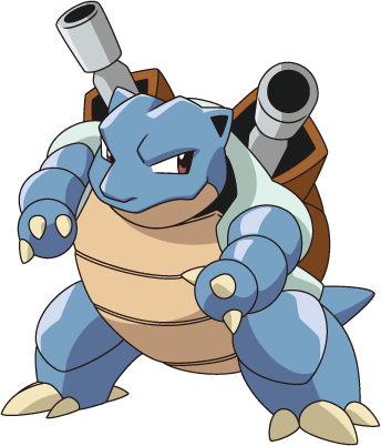 009blastoise Xy Anime - Venusaur Charizard Blastoise (344x402), Png Download
