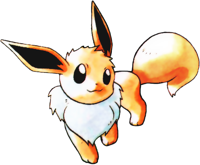 133eevee Rb - Water Earth Fire Air Pokemon (806x668), Png Download