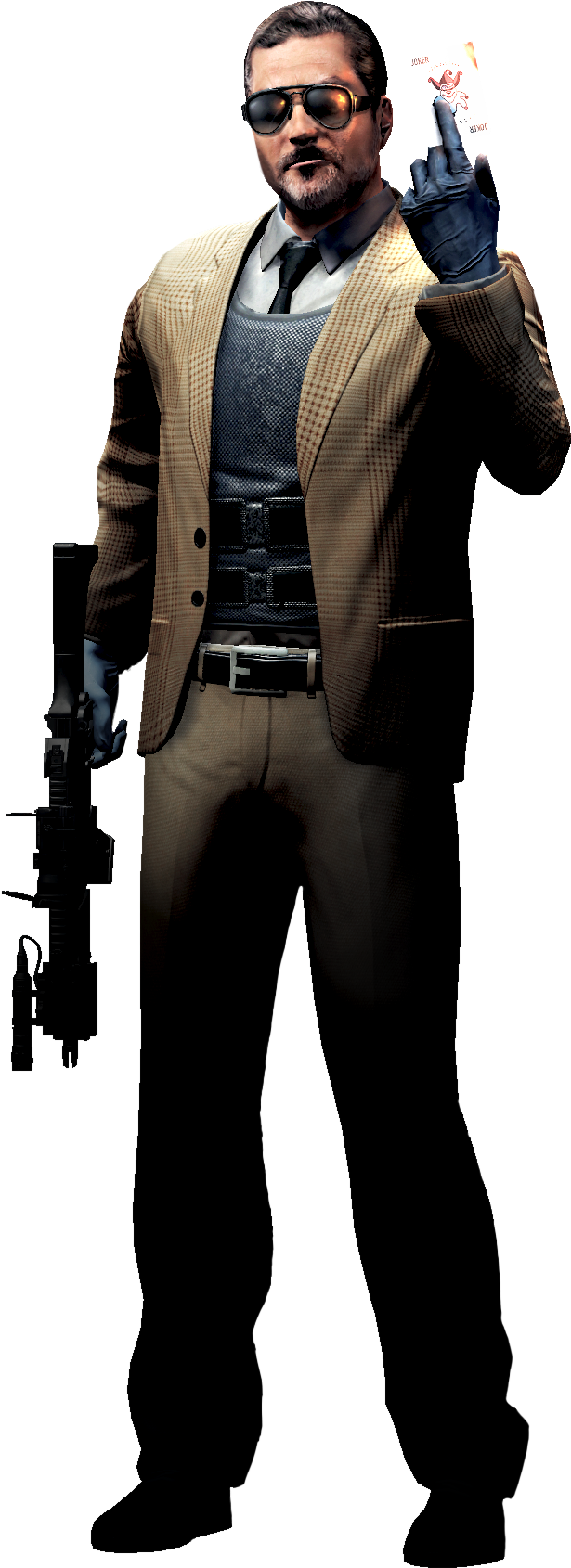 Dallas Drawing Payday - Payday 2 Dallas Character (890x1689), Png Download