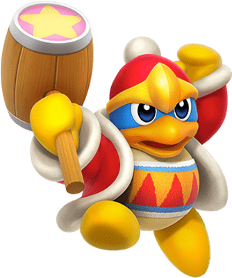 Kirby King Dedede Angry - Kirby Mass Attack Dedede (400x400), Png Download