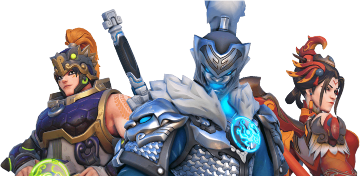 Genji And Zarya Seem To Have Won The Skin Lottery This - Overwatch (849x350), Png Download