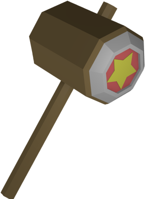 Hammer Transparent King Dedede - King Dedede Hammer Png (340x414), Png Download