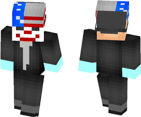 Dallas Payday - Skin De Miles Morales Minecraft (584x497), Png Download