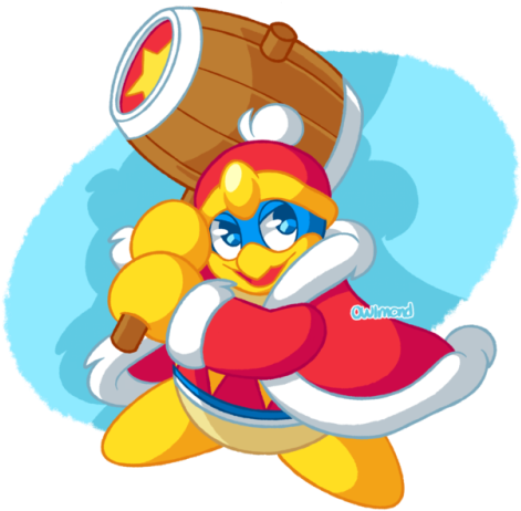 Awwwyeahkirbyofthestars - King Dedede (500x465), Png Download