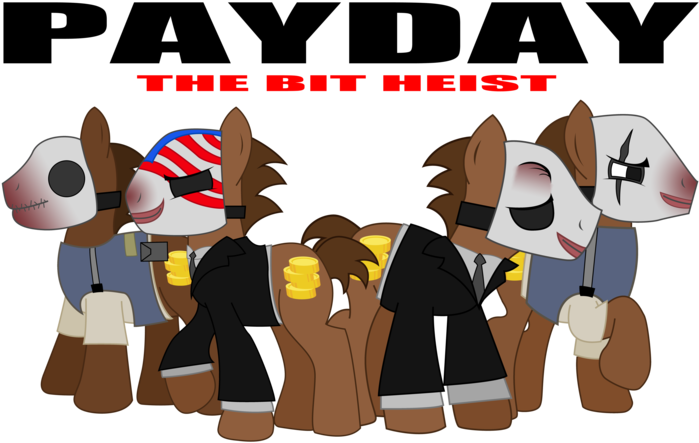 The Heist Payday 2 Applejack Cartoon Mammal Vertebrate - Payday 2 Wolf Fanfiction (900x572), Png Download