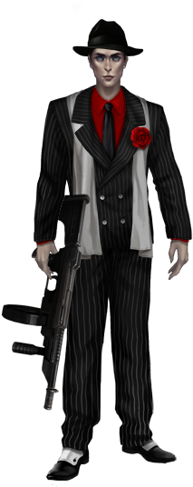 Gangster Png - Gangstere Png (258x535), Png Download