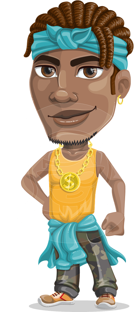 Jay A The Street Gangster - Gangster Cartoon (957x1060), Png Download