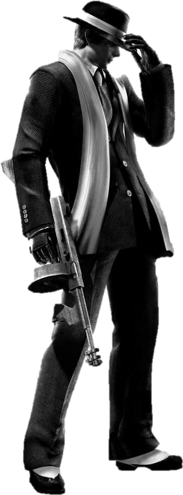 “a Member Of A Gang Of Violent Criminals” - Resident Evil 4 Leon Mafia (819x1024), Png Download
