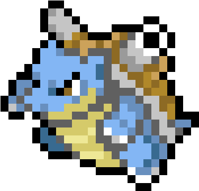 Blastoise Pixel Png - Squirtle Mini Sprite (578x578), Png Download