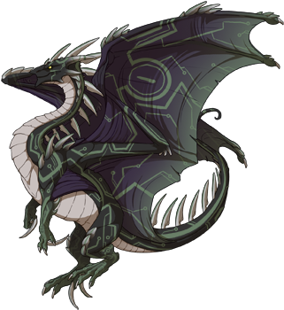 Zanica - Grey Flight Rising Dragons (350x350), Png Download