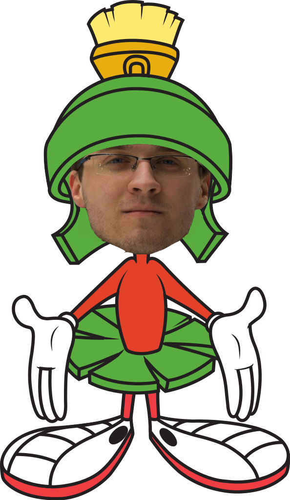 Martiankowalczyk - Marvin The Martian (594x1024), Png Download