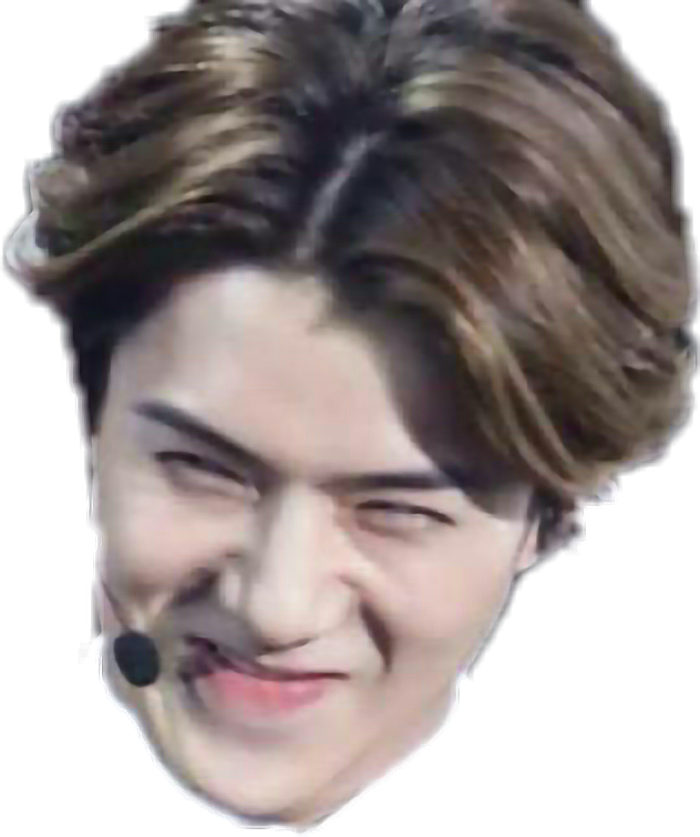 Exo Sehun Funny Face (632x756), Png Download