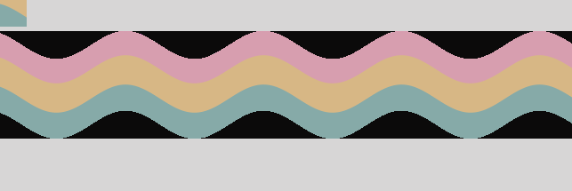 Wavy Line Clip Art Wavy Line Clipart - Graphic Design (643x215), Png Download