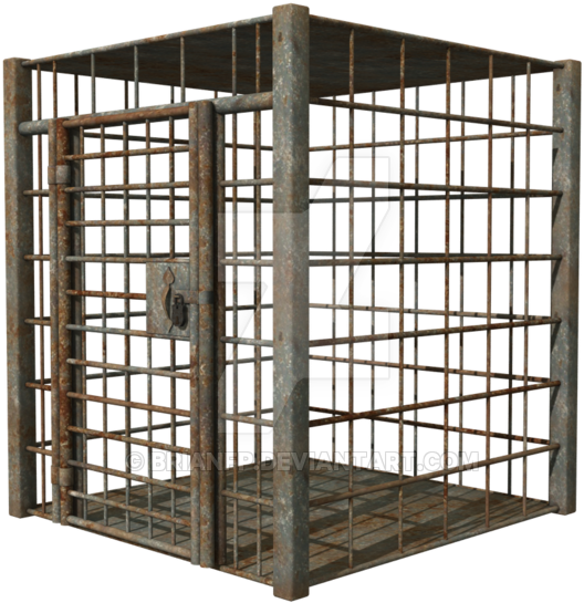 Cage Png Transparent Image - Cage Cell Png (600x588), Png Download