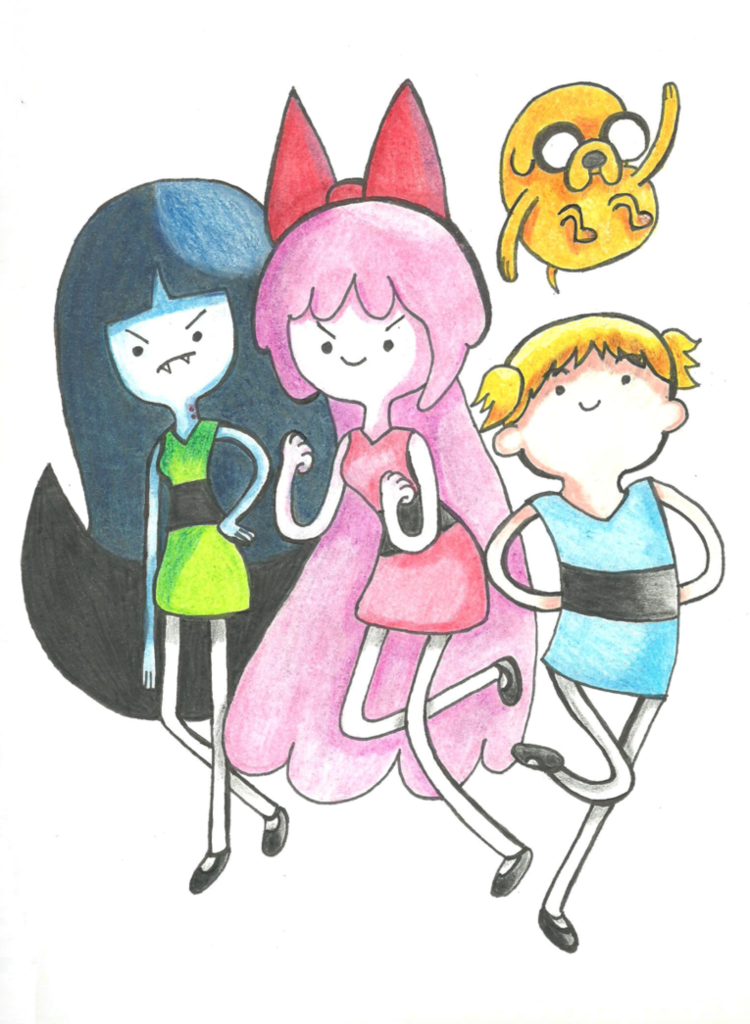 43 Images About Adventure Time On We Heart It - Adventure Time The Powerpuff Girl (750x1024), Png Download