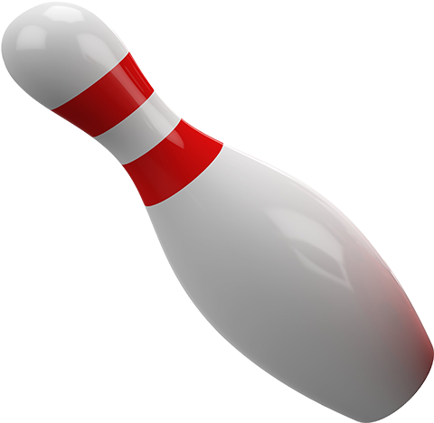 Bowling Pins Png Clip Art Transparent Library - Bowling Pin Transparent Background (507x489), Png Download