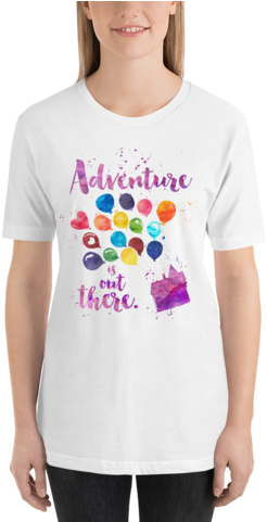 Adventure Is Out There - T-shirt (480x480), Png Download