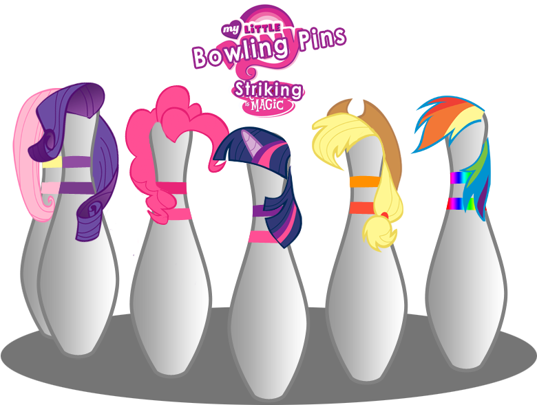 Bowling Pin Marketing - My Little Pony Bowling Pins (800x600), Png Download