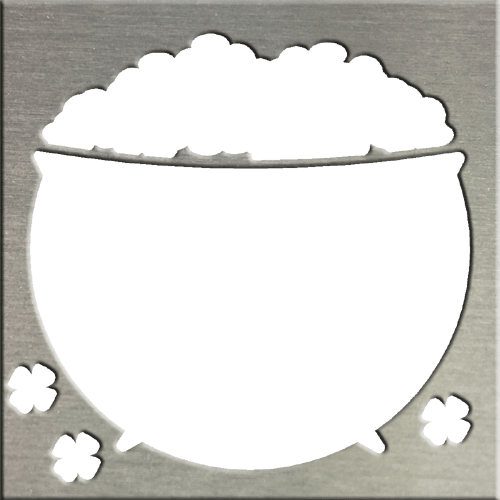 Ms200-00283 [pot Of Gold] - Circle (500x500), Png Download