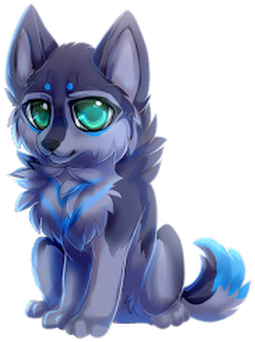 Photo - Red And Blue Fox (530x497), Png Download