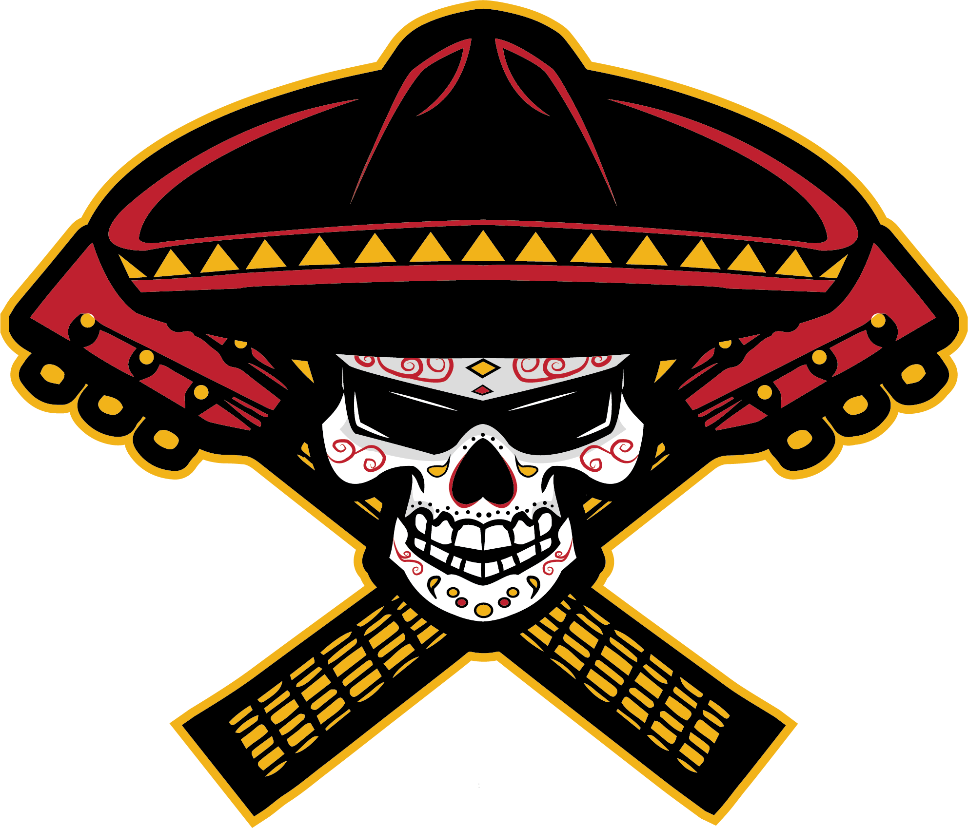 The New Logo For The Tucson Sugar Skulls Indoor Football - Tucson Sugar Skulls (1985x1699), Png Download