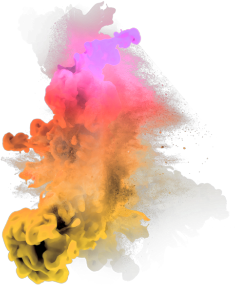 Yellow Smoke Colours Ftestickers - Smoke Magic Png (1024x1024), Png Download