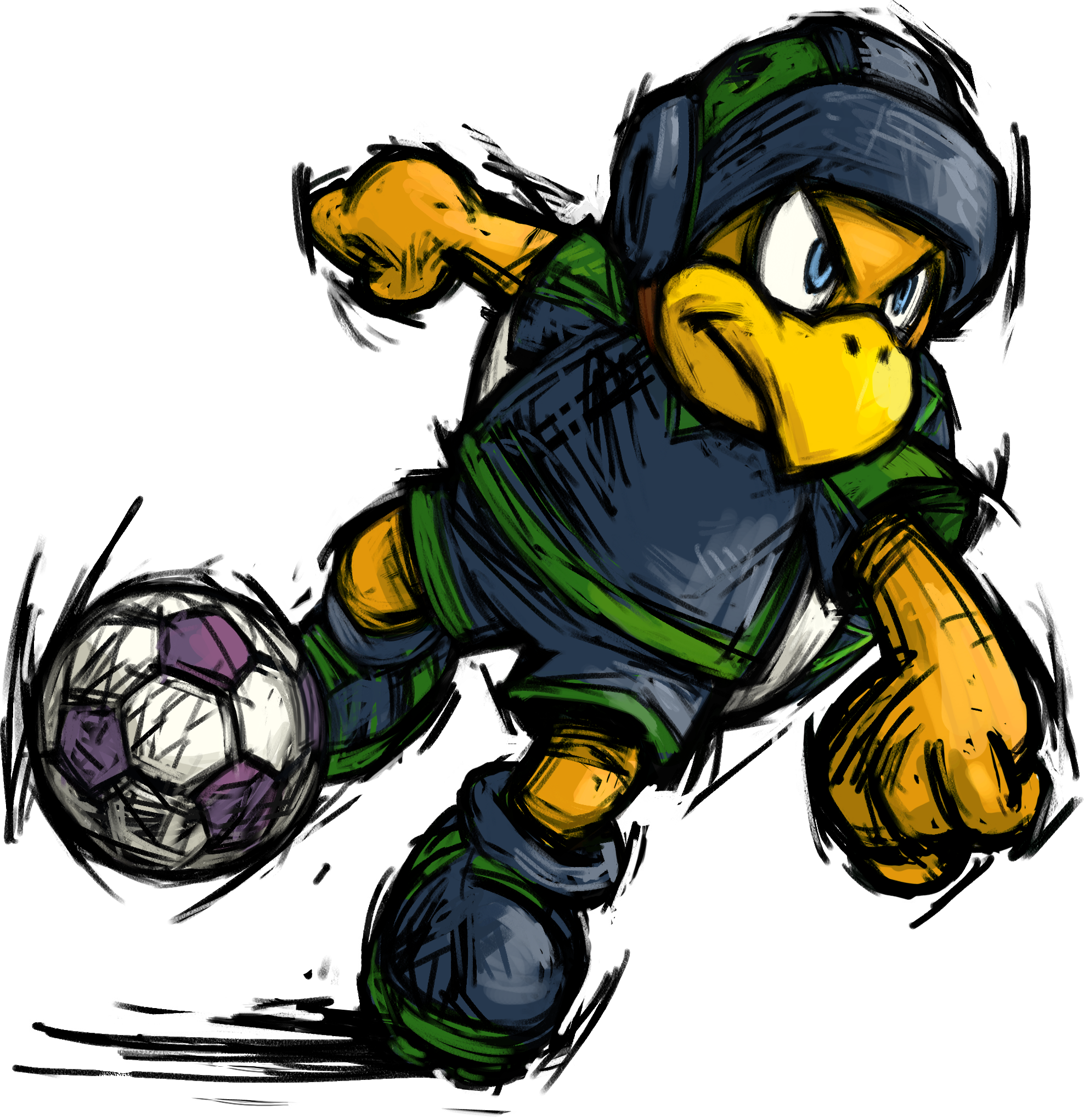 Mario Strikers Charged Super Mario Brothers, Super - Hammer Bro Mario Strikers Charged (1976x2041), Png Download