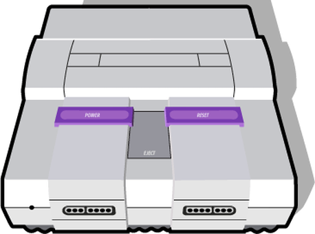 My Snes Comeback - Super Nintendo Clip Art (458x340), Png Download