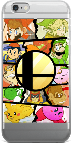 Smash Bros - - Mobile Phone Case (600x600), Png Download