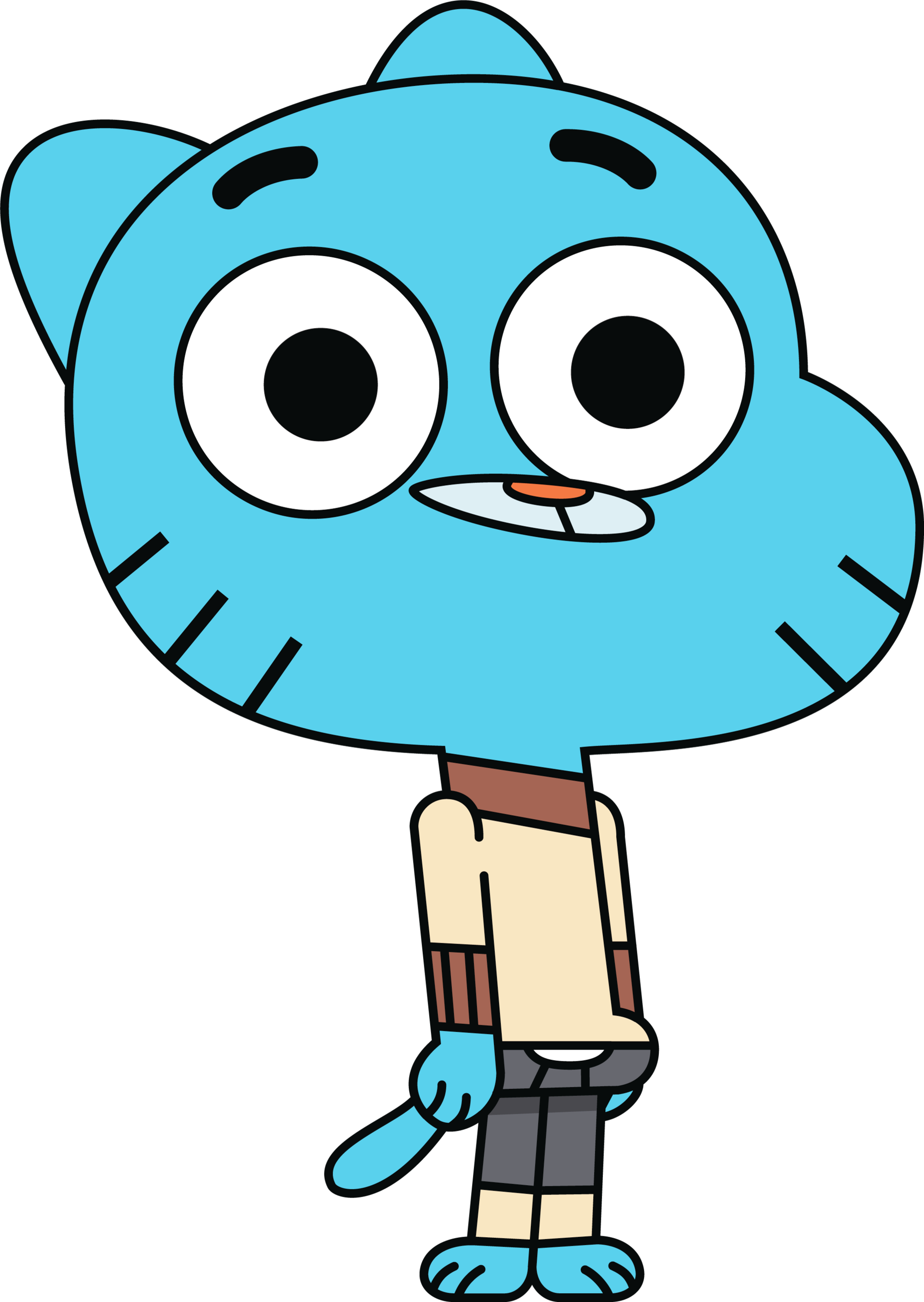 Season 3 Gumball - Amazing World Of Gumball Gumball Watterson (2000x2818), Png Download