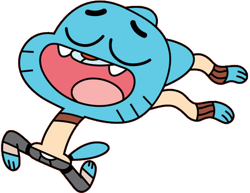 Gumball - Amazing World Of Gumball Walking (550x550), Png Download