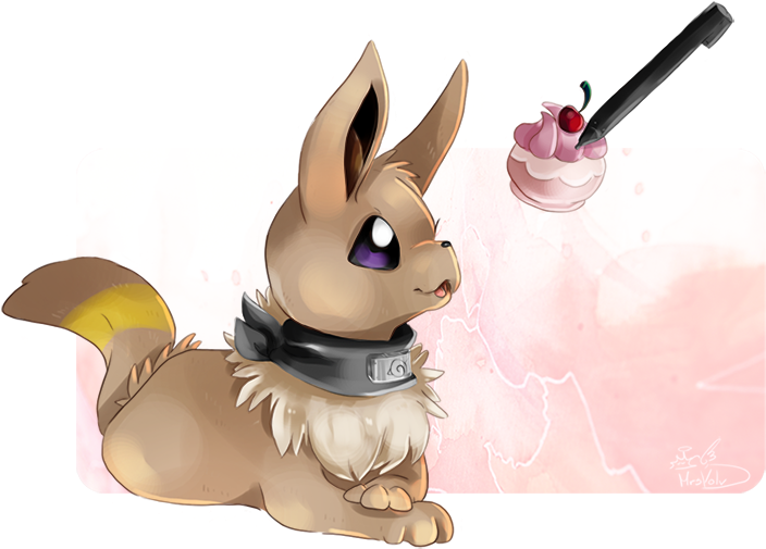 Vector Free Stock Here Have A Poke Puff Little By - Art (750x504), Png Download