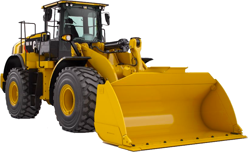 Chargeuse 972m Xe Bms Bergerat Monnoyeur Service Cat - Tractopelle Png (823x507), Png Download