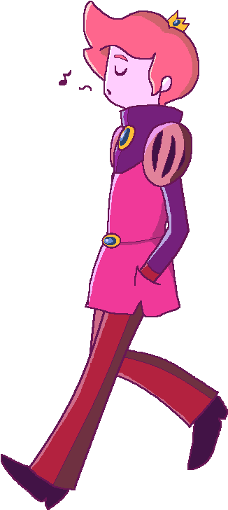 Prince Gumball By Chukairi On Deviantart Flame Princess, - Adventure Time Prince Gumball Png (434x760), Png Download
