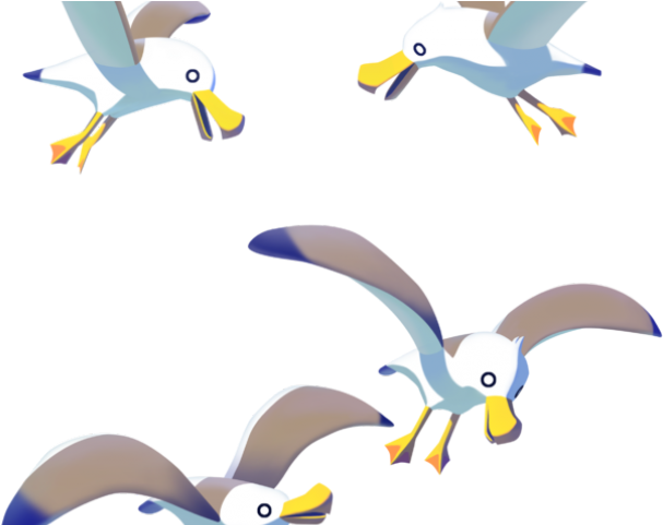 Seagull Clipart Flock Seagulls - The Legend Of Zelda (640x480), Png Download