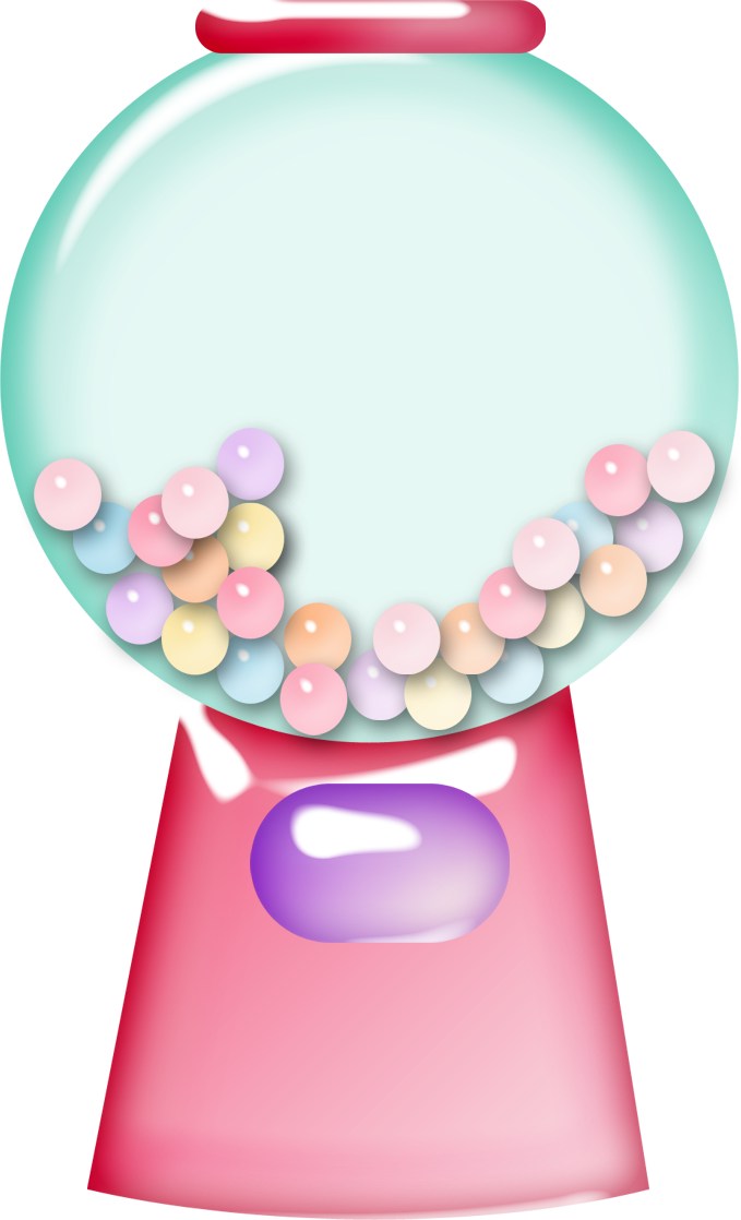 Gumball Clipart Candy Machine - Cute Gumball Machine Clipart (679x1118), Png Download