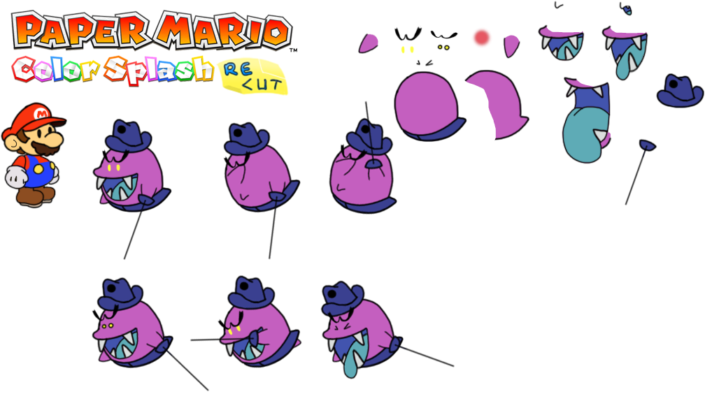 Prelude To The Recolored Paper Tale - Slurp Guy (1061x598), Png Download