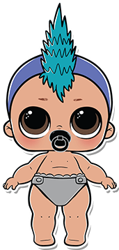 3-075 Lil Punk Boi - Lol Surprise Lil Punk Boi (403x550), Png Download
