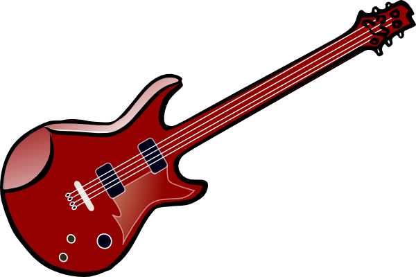Guitar Vector Clip Art - Electric Guitar Clip Art (600x400), Png Download