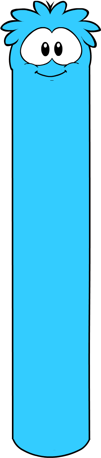 One Long Boi - Club Penguin Puffle (329x1500), Png Download