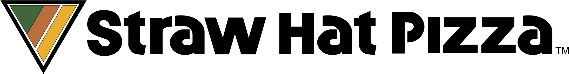 Straw Hat Pizza Logo Png Transparent - Straw Hat Pizza (2400x2400), Png Download
