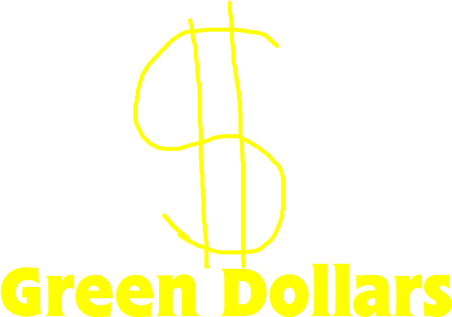 Green Dollars - Graphic Design (1108x738), Png Download