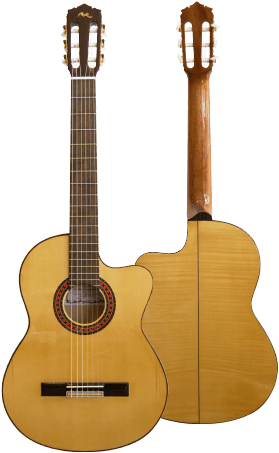 F Sabicas Cutaway - Jose Ramirez R1 (300x461), Png Download