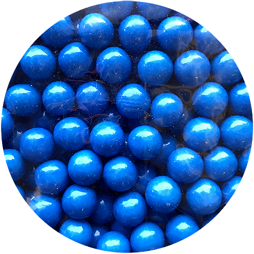 Blue Color Splash 1/2" Gumballs - Pacifier (500x500), Png Download
