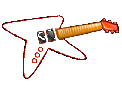 Guitarra Masc - Weapon (405x314), Png Download