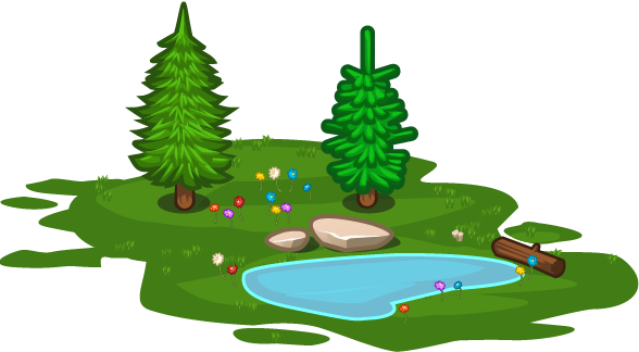 Lake Png Clipart - Lake Png Cartoon (588x324), Png Download