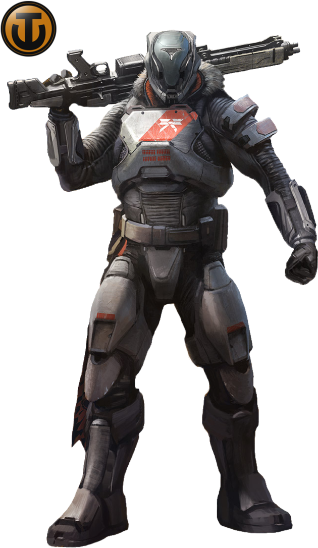Destiny Png File - Destiny Titan Png (683x1171), Png Download