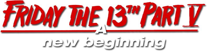 Friday The 13th P, V - Friday The 13th Part 5 Movie Poster (800x310), Png Download